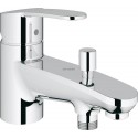 Mitigeur bain-douche EUROSTYLE Cosmopolitan, monocommande 15 x 21, monotrou, avec inverseur, chromé réf. 33614002