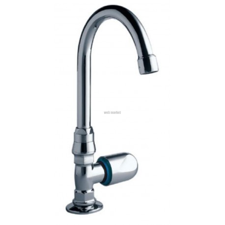 Robinet indépendant de lavabos ou lave-mains GALEO eau froide tête à clapet poignées métal sans bonde réf. E72967-CP