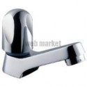 Robinet indépendant pour lavabo ou lave-mains GALEO eau froide tête céramique poignée métal sans bonde réf. E72922-CP