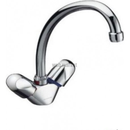 Mélangeur évier GALEO CD monotrou bec tube chromé réf. E76920-CP