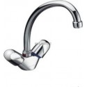 Mélangeur évier GALEO CD monotrou bec tube chromé réf. E76920-CP