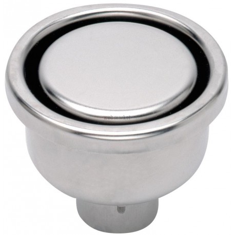 Siphon de sol 1040CF avec rosette inviolable - inox - 100x100 mm - H. 53 mm