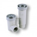 Entonnoir siphonné à sortie horizontale - YGSFH1 - PVC blanc