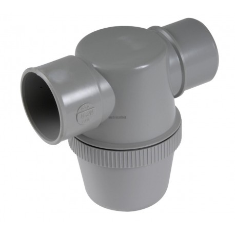 Siphon de lavabo - YJ1C - PVC-C gris - Ø 50 mm