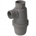 Siphon de lavabo - YJC - PVC-C gris - Ø 50 mm