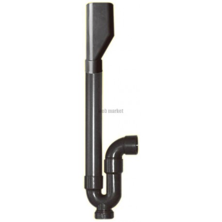 Siphon machine à laver ALTECH double, sortie horizontale