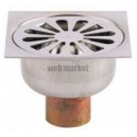 Siphon sol 100x100 sortie verticale réf 4602000