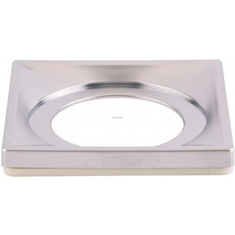 Cadre pour douche à carreler sans bonde chromé mat D85 réf 461000001100
