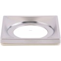 Cadre pour douche à carreler sans bonde chromé mat D85 réf 461000001100