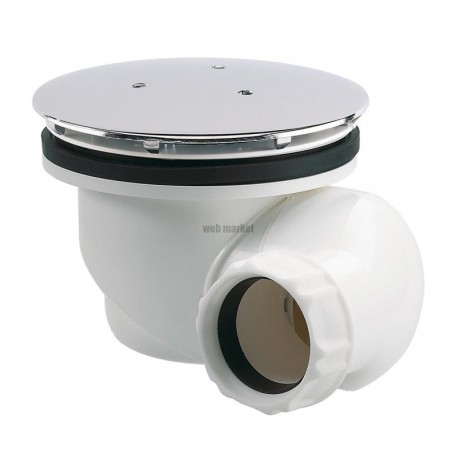 Bonde de douche GOULUE chromée à sortie multi-directionnelle D90 capot ABS Réf 57780000000