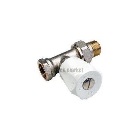 Robinet simple réglage 419U droit à visser EURO-SAR. finition nickelée D 20 x 27 réf. 419206