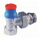 Corps de robinet thermostatisable équerre avec capuchon de chantier diamètre 15 x 21 réf. R401 x 133