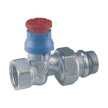 Corps de robinet thermostatisable droit avec capuchon de chantier diamètre 12 x 17 réf. R402 x 132