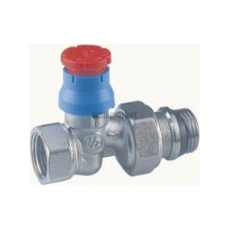 Corps de robinet thermostatisable droit avec capuchon de chantier diamètre 15 x 21 réf. R402 x 133
