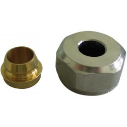 Raccord cuivre D 14 (X2) réf. 1016862