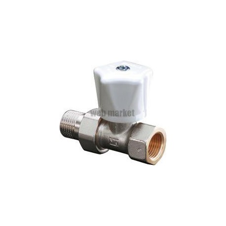 Robinet manuel simple réglage HR type droit dimension 15 x 21 réf. 1190604