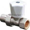 Robinet manuel simple réglage HR type droit dimension 15 x 21 réf. 1190604