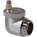 Purgeur automatique AERCAL pour radiateur acier, fonte et fonte alu 15 x 21 droit réf. PA15