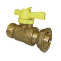 Robinet de compteur à tournant sphérique pour compteur G4 BD2084 diamètre : 6/20 réf. 22054220
