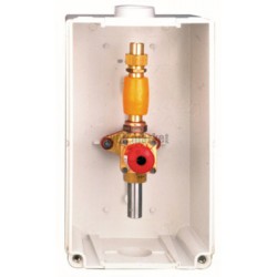 Coffret de coupure avec robinet poussoir BD7015 à braser sur tube cuivre diamètre : 28 réf 701529
