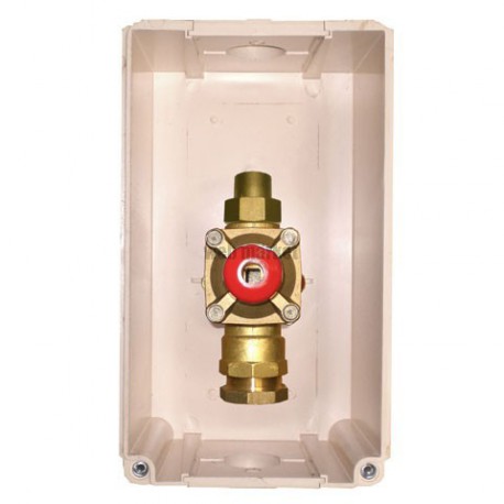 Coffret de coupure avec robinet poussoir BD7015PE entrée PE diamètre : 32 sortie cuivre : 28 réf 701546