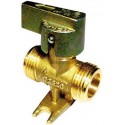 Robinet arrêt 1/4 de tour butane/propane mâle 20x150 réf B147503