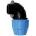 Raccord coudé mâle d32-26x34 polypropylène 1014032 réf 1014032