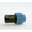 Raccord droit femelle D25-20x27 polypropylène 1003025 réf 1003025