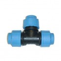Raccord T D50 polypropylène 1007050 réf 1007050