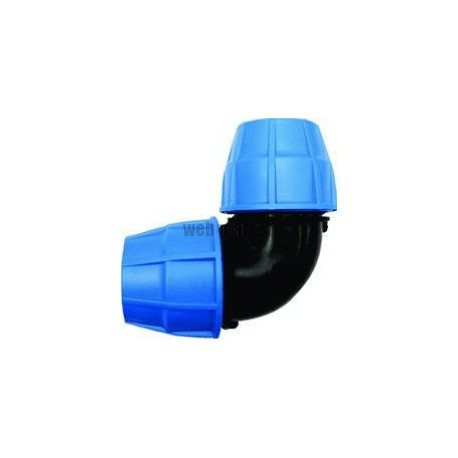 Manchon coudé tube PE Polypropylène DN : 50