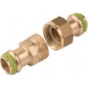 Union SP4330V droit, à joint plat, cuivre, femelle-femelle à sertir D28 réf 6672325