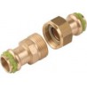 Union SP4330V droit, à joint plat, cuivre, femelle-femelle à sertir D28 réf 6672325