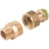 Union SP4331GV droit, à joint plat, cuivre, mâle à visser-femelle à sertir D35-33X42 Réf.6672578