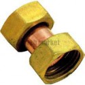 Raccord droit femelle-femelle écrou tournant brut 15/21-15/21 (sachet de 2 pièces) 12 bis ALTECH