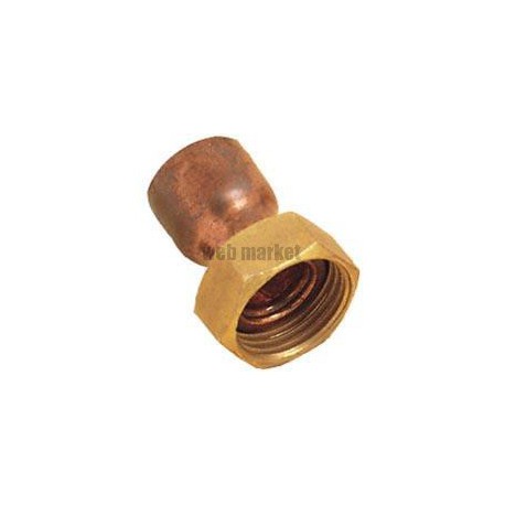 Raccord 2 pièces droit douille Cu 33/42-32 8359GLCu (sachet de 2 pièces) ALTECH