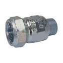 Raccord à compression mâle fonte malléable galvanisé type A diamètre 48,3mm
