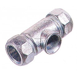 Té compres. femelle 40x49 diam : 48.3 mm Lg : 130