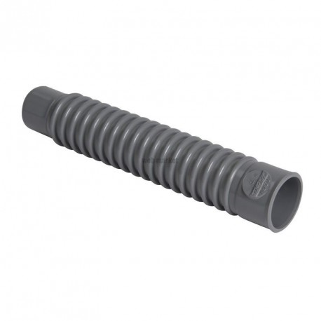 Manchette raccordement souple mâle-femelle diamètre 50 longueur 243mm PVC Gris Réf. FLEXJM