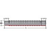 Manchette raccordement souple mâle-femelle diamètre 50 longueur 243mm PVC Gris Réf. FLEXJM