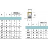 Bouchon pression femelle et mâle diamètre 50/63mm B50F