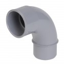 Coude mâle femelle 87°30 simple diamètre 40mm grand rayon C408