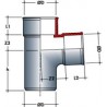 Embranchement MF simple 87°30 - BT88 - Ø 100/32 mm
