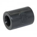 Manchon pression femelle - M50F - PVC anthracite - Ø 50 mm - L. 65 mm