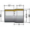 Réduction extérieure pression diamètre 63/40mm I634F