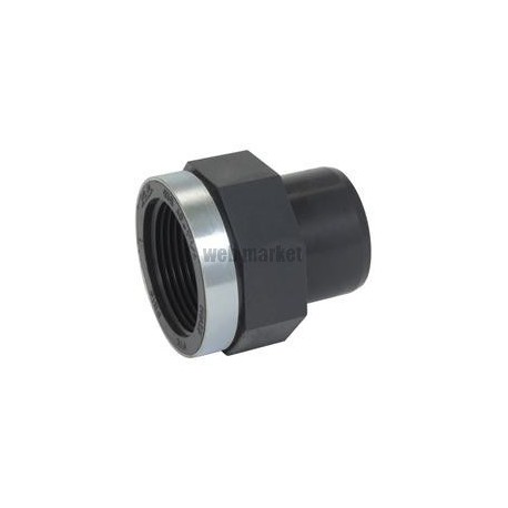 Réduction mixte taraudée renforcée femelle à coller diamètre 40mm 33x42 RTR40