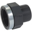 Réduction mixte taraudée renforcée femelle à coller diamètre 40mm 33x42 RTR40