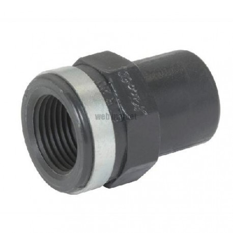 Réduction mixte taraudée 1 - ETR40 - PVC anthracite - Ø 32/40 mm