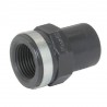 Réduction mixte taraudée 1 - ETR40 - PVC anthracite - Ø 32/40 mm