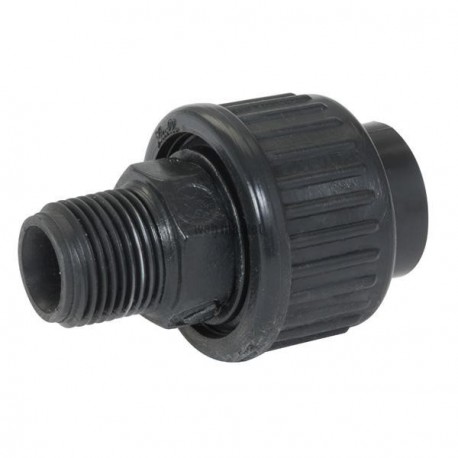 Manchon union d adaptation métal plastique femelle à coller diamètre 40mm fileté mâle 40/49 N4040M