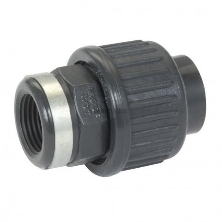 Manchon union d adaptation métal plastique femelle à coller diamètre 40mm N4033F
